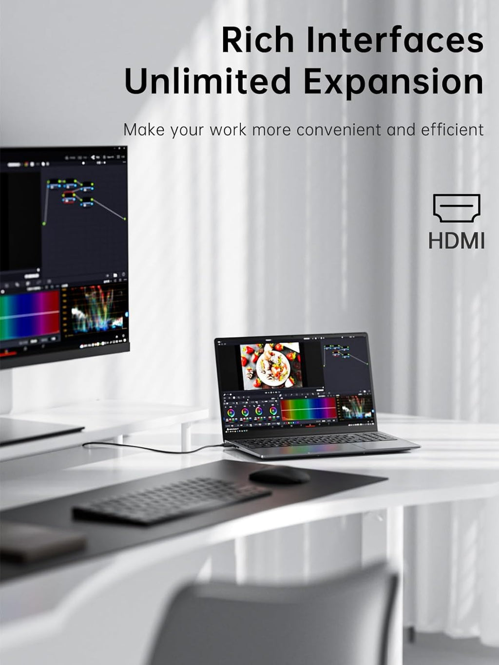 KAIGERR Gaming Laptop, Laptops with AMD Ryzen 4300U(Up to 3.7GHz), 16GB DDR4 512GB SSD Laptop Computer, 16.0inch Windοws 11 Laptop, 1920P FHD Display, WiFi 6, USB3.2, Type_C, Webcam Cover Slide