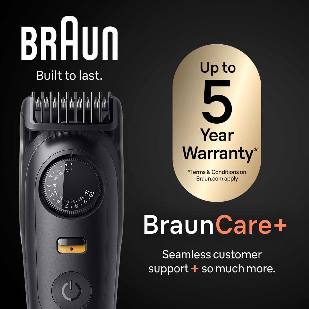 Braun All-in-One Series 7 Men's Electric Beard Trimmer, Hair Clipper, Shaver & Razor for Face, Hair & Body, All-in-One AIO 7535 with Gillette ProGlide Razor, Cordless