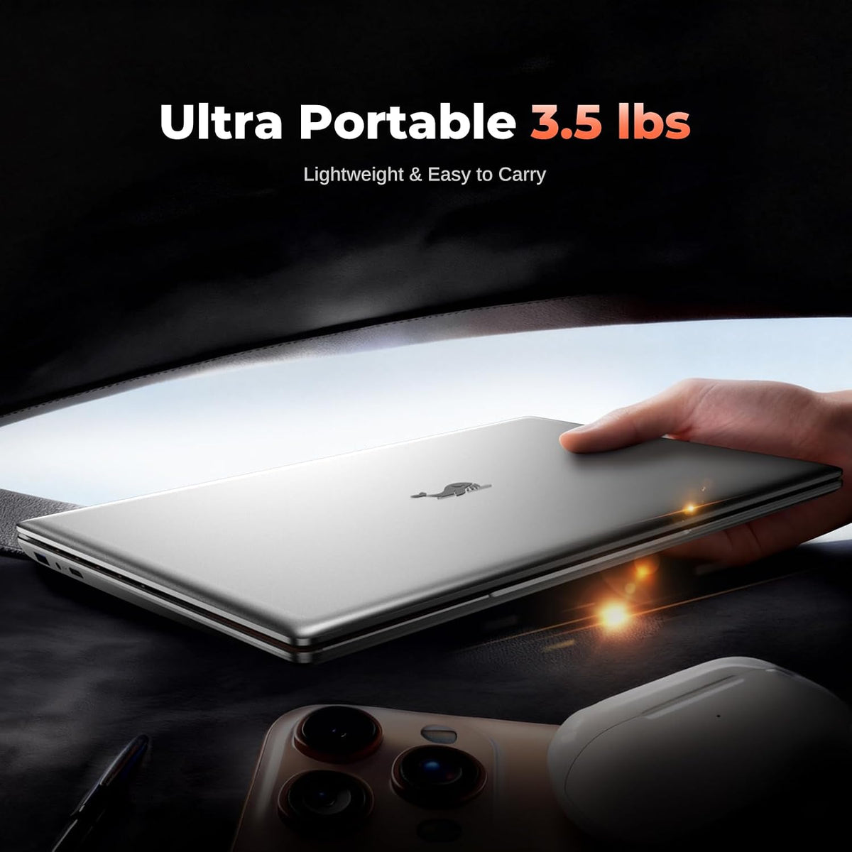 2026 Window 11 Pro Traditional Laptop Computer, 16GB RAM 256GB SSD for Business Student School College, 15.6" FHD IPS Display, Lightweight Portable, 4H Battery, 3.5 lbs