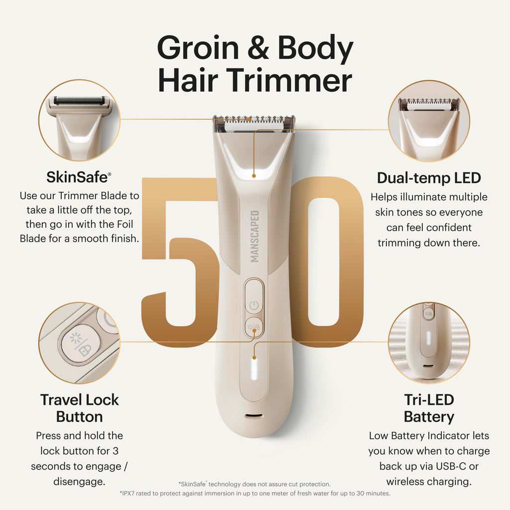 MANSCAPED® The Lawn Mower® 5.0 Ultra Groin & Body Hair Trimmer