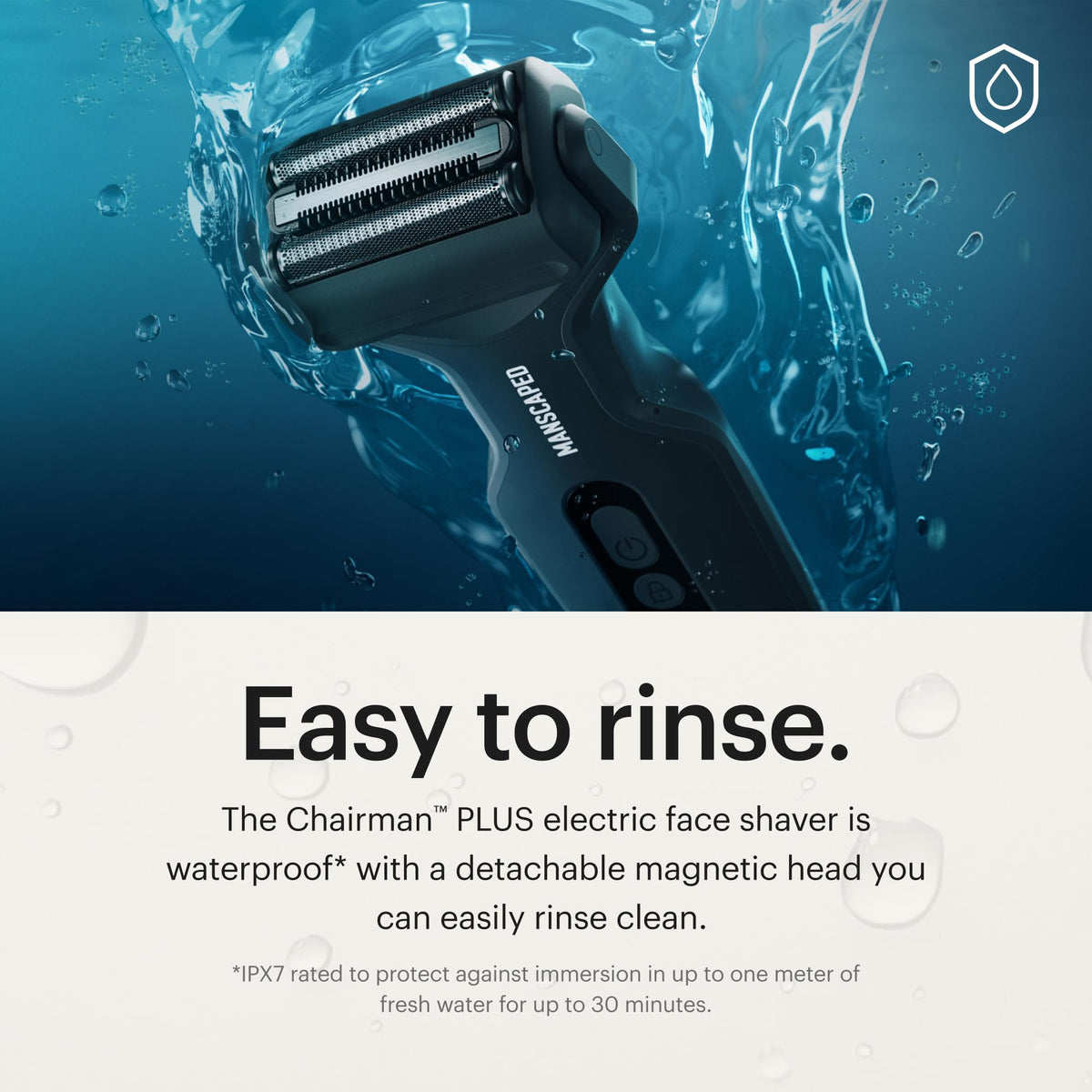 MANSCAPED® The Chairman™ PRO Men’s Electric Foil Face Shaver