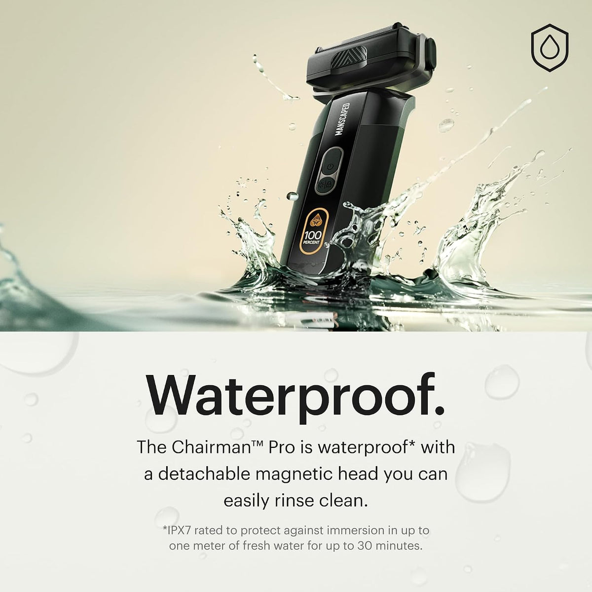 MANSCAPED® The Chairman™ PRO Men’s Electric Foil Face Shaver