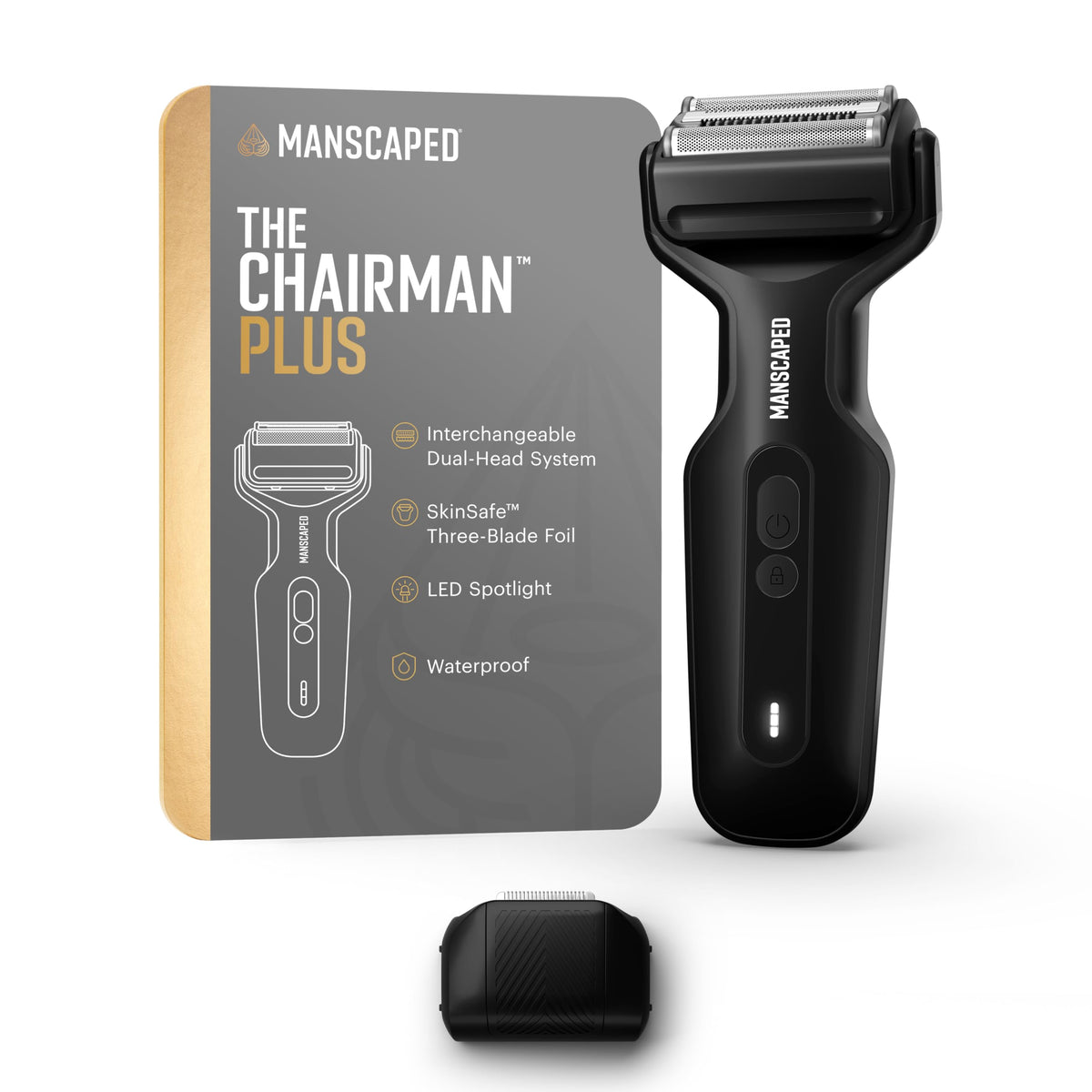MANSCAPED® The Chairman™ PRO Men’s Electric Foil Face Shaver