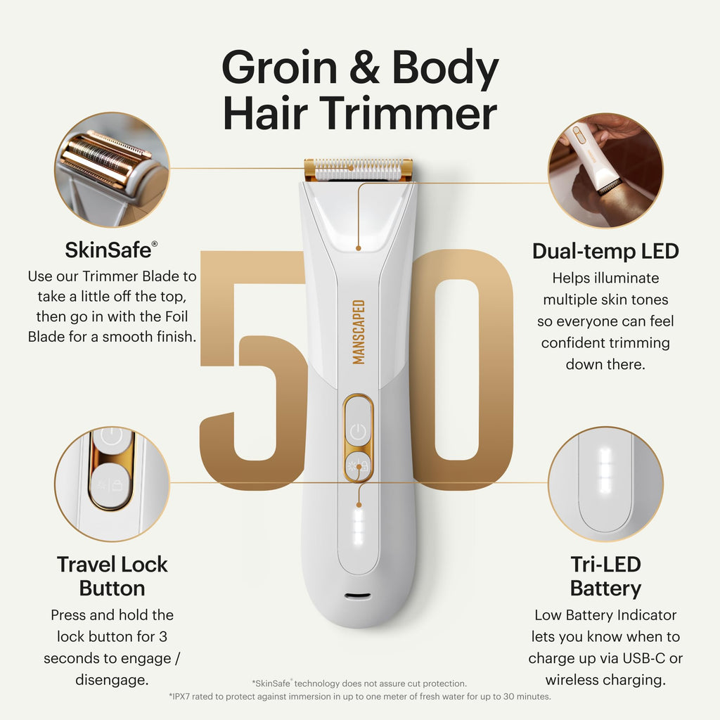 MANSCAPED® The Lawn Mower® 5.0 Ultra Groin & Body Hair Trimmer