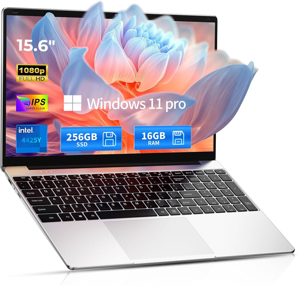 2026 Window 11 Pro Traditional Laptop Computer, 16GB RAM 256GB SSD for Business Student School College, 15.6" FHD IPS Display, Lightweight Portable, 4H Battery, 3.5 lbs