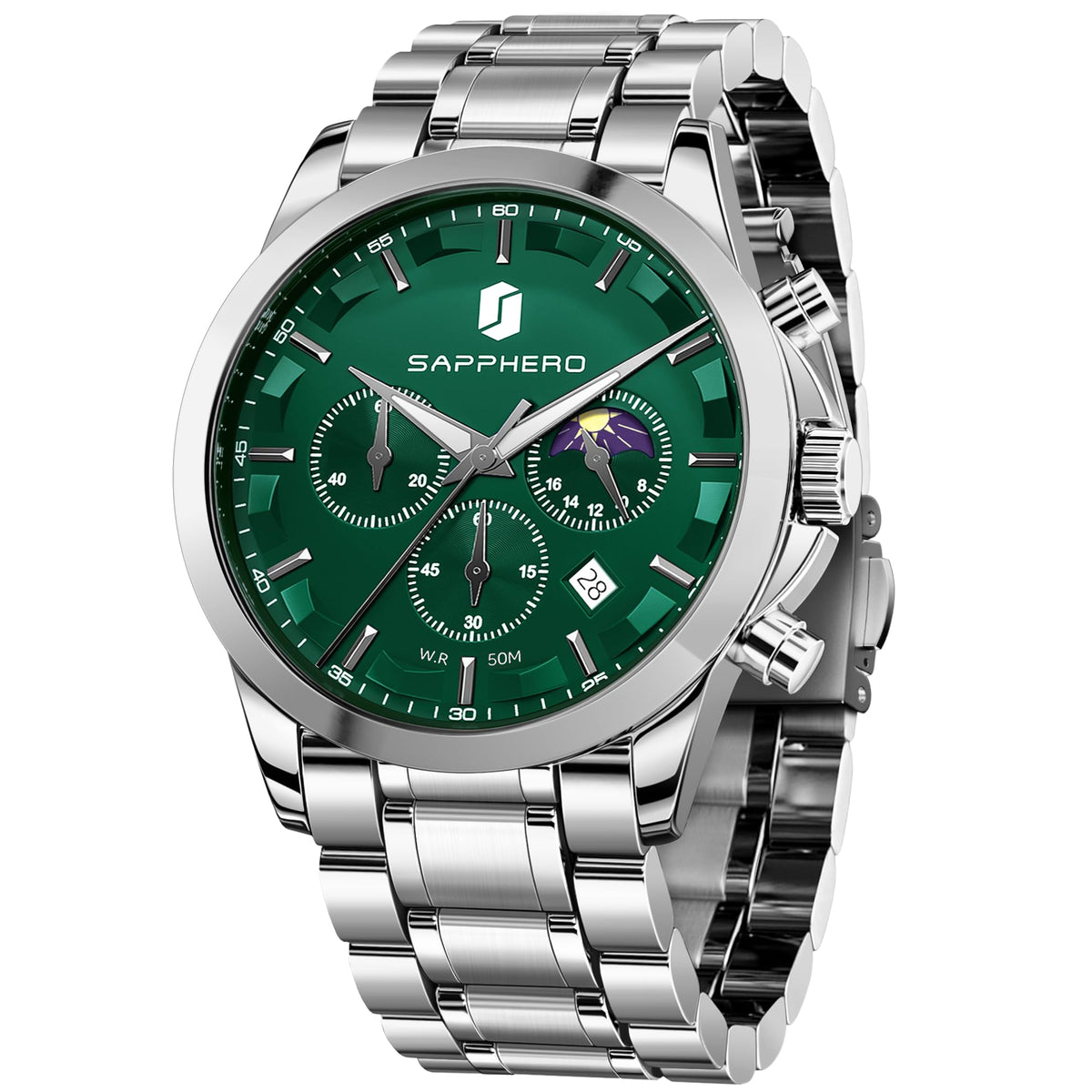 BENYAR Mens Watches Analog Quartz Chronograph Waterproof Wrist Watches for Men Fashion Business Work Casual Sport Designer Dress Watch with Calendar Elegant Gifts for Men