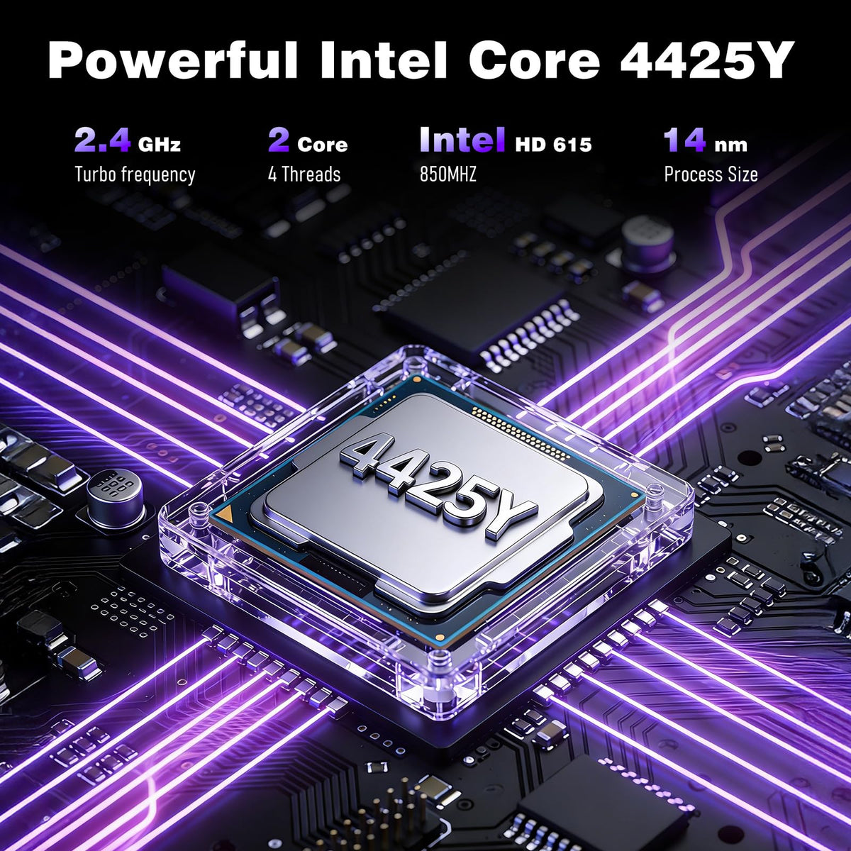 NIAKUN Laptop Computer 2026, 15.6 Inch Lap Top PC Window 11 Pro, 8GB RAM 256GB SSD, Int Pentium Gold Processor 4425Y, 2-Year Warranty, Bluetooth, MINI HDMI, FHD 1920 * 1080, Office 365, Business