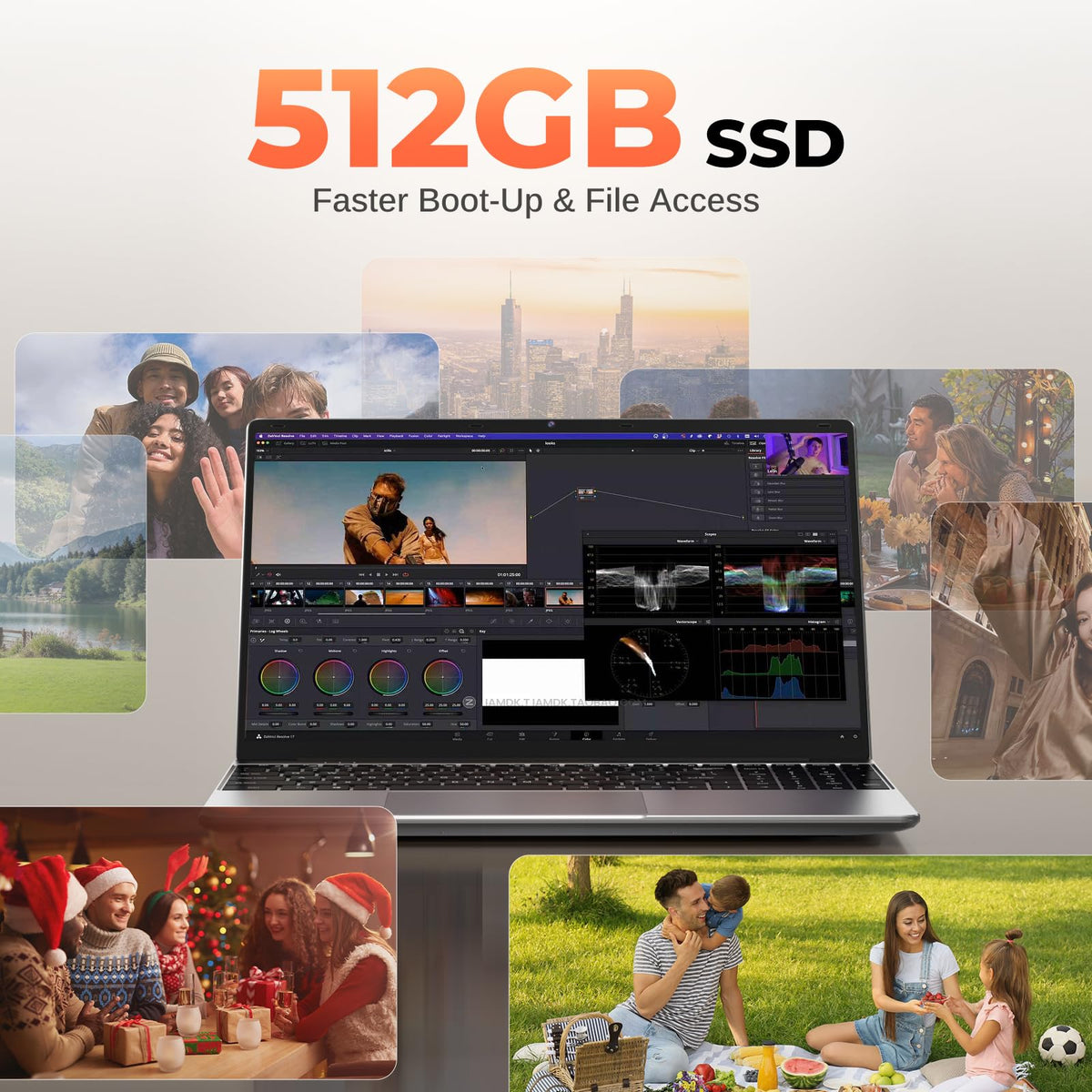 2026 Window 11 Pro Traditional Laptop Computer, 16GB RAM 256GB SSD for Business Student School College, 15.6" FHD IPS Display, Lightweight Portable, 4H Battery, 3.5 lbs