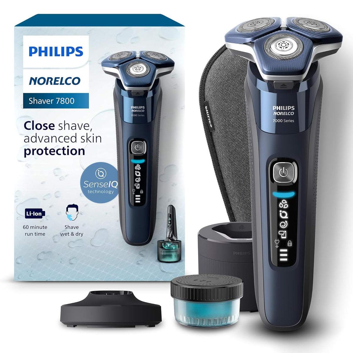 Philips Norelco 7800 Electric Shaver, Black