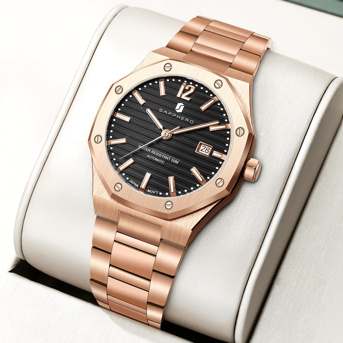 BENYAR Mens Watches Analog Quartz Chronograph Waterproof Wrist Watches for Men Fashion Business Work Casual Sport Designer Dress Watch with Calendar Elegant Gifts for Men
