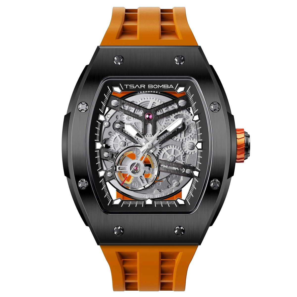 SAPPHERO Watches for Men Waterproof Men's Watch Stainless Steel Octagonal Date Quartz Fashion Clock Business Wristwatch Gift for Men Multiple Colors